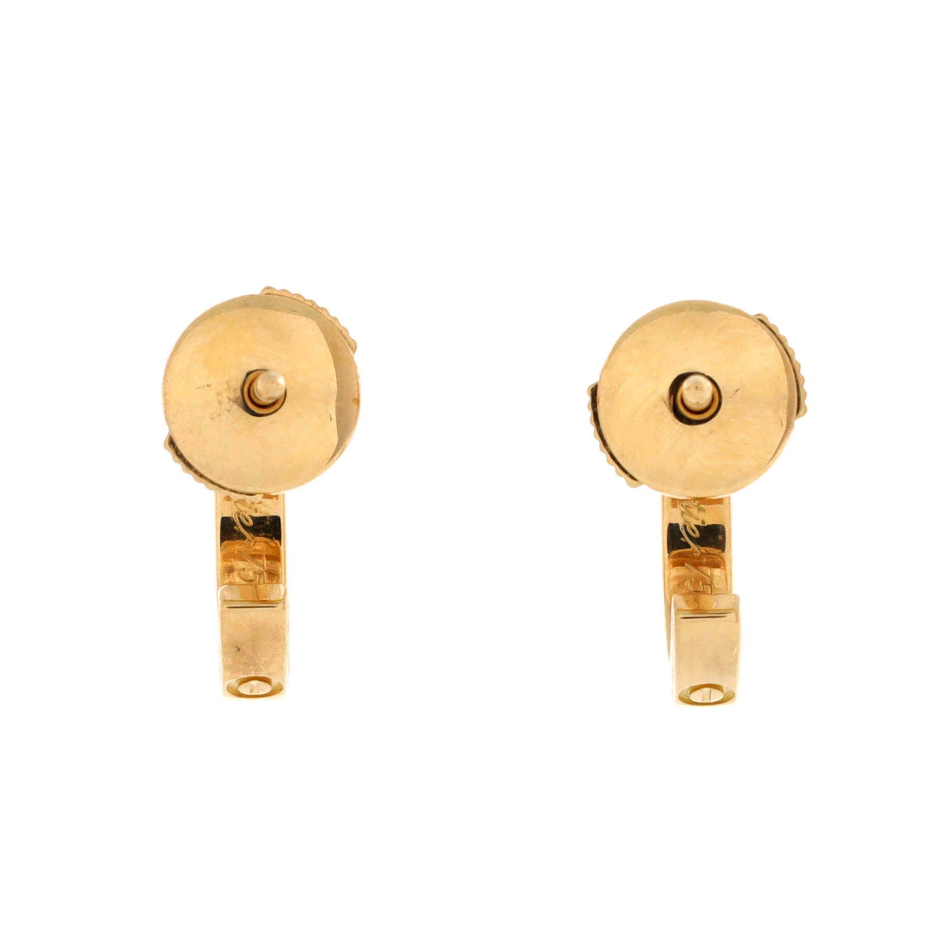 Love Hoop Earrings 18K Yellow Gold Small, Alternate, color, Metallic Gold