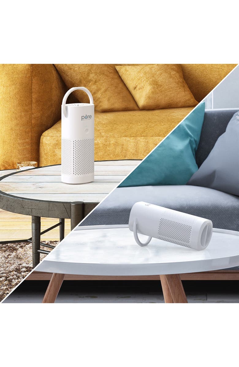 PURE ENRICHMENT PureZone Mini Portable True HEPA Air Purifier - White, Alternate, color, White