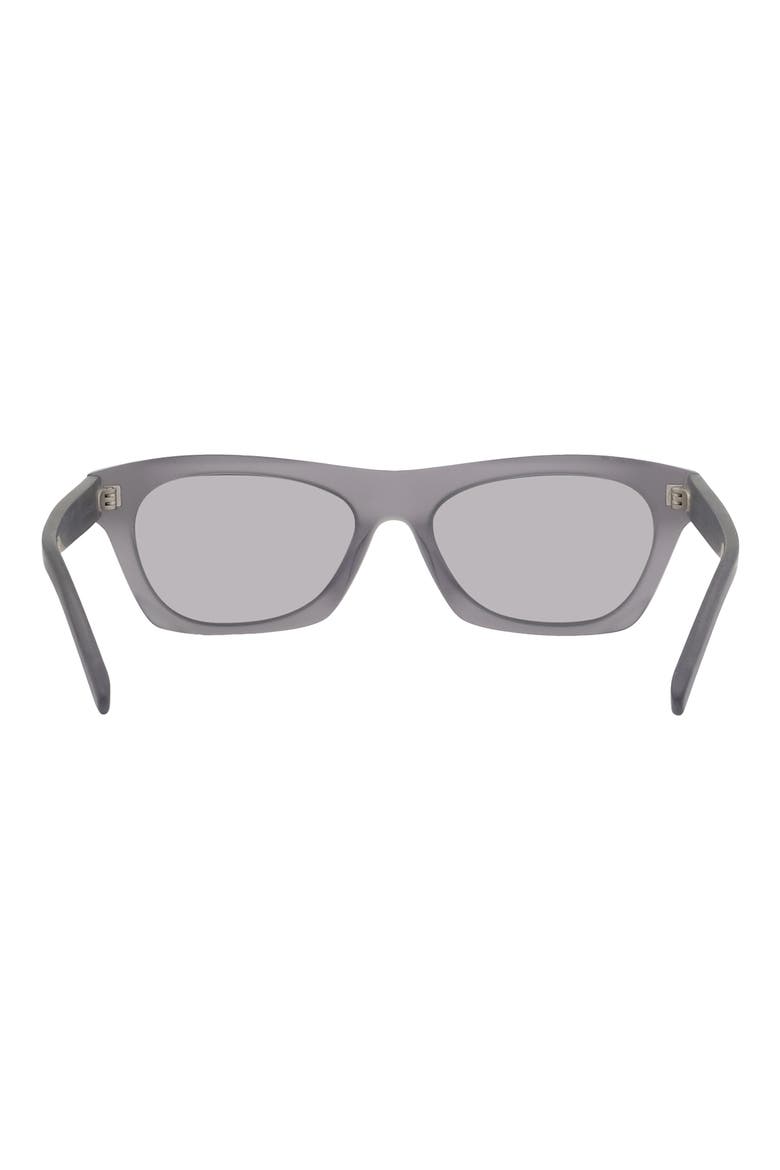 Day 55mm Square Sunglasses, Alternate, color, GREY / SMOKE MIRROR