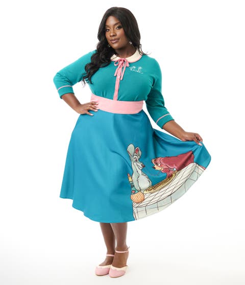 Plus Size Vivien Swing Skirt