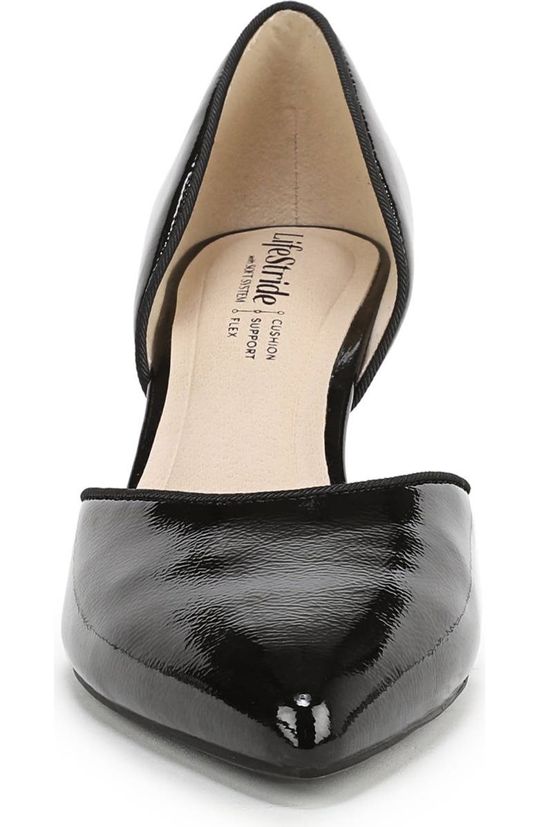 LifeStride Alessandra d'Orsay Pump, Alternate, color, Black
