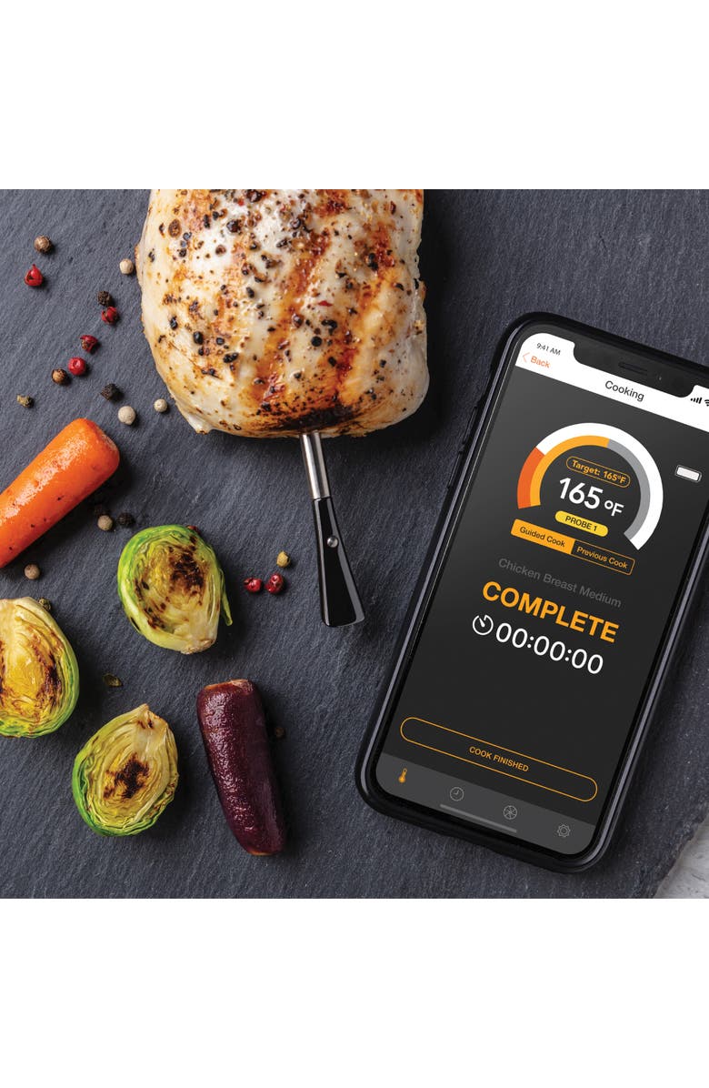 Maverick STAKE Dual Probe Wireless Bluetooth Thermometer, Alternate, color, Black/Silver