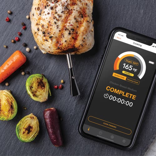 Maverick Stake Extended Range Wireless Bluetooth Thermometer In Black