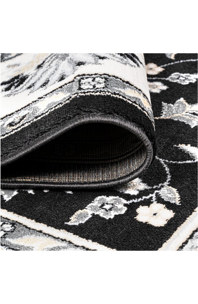 JONATHAN Y Cherie French Cottage Area Rug, Alternate, color, Black/Cream