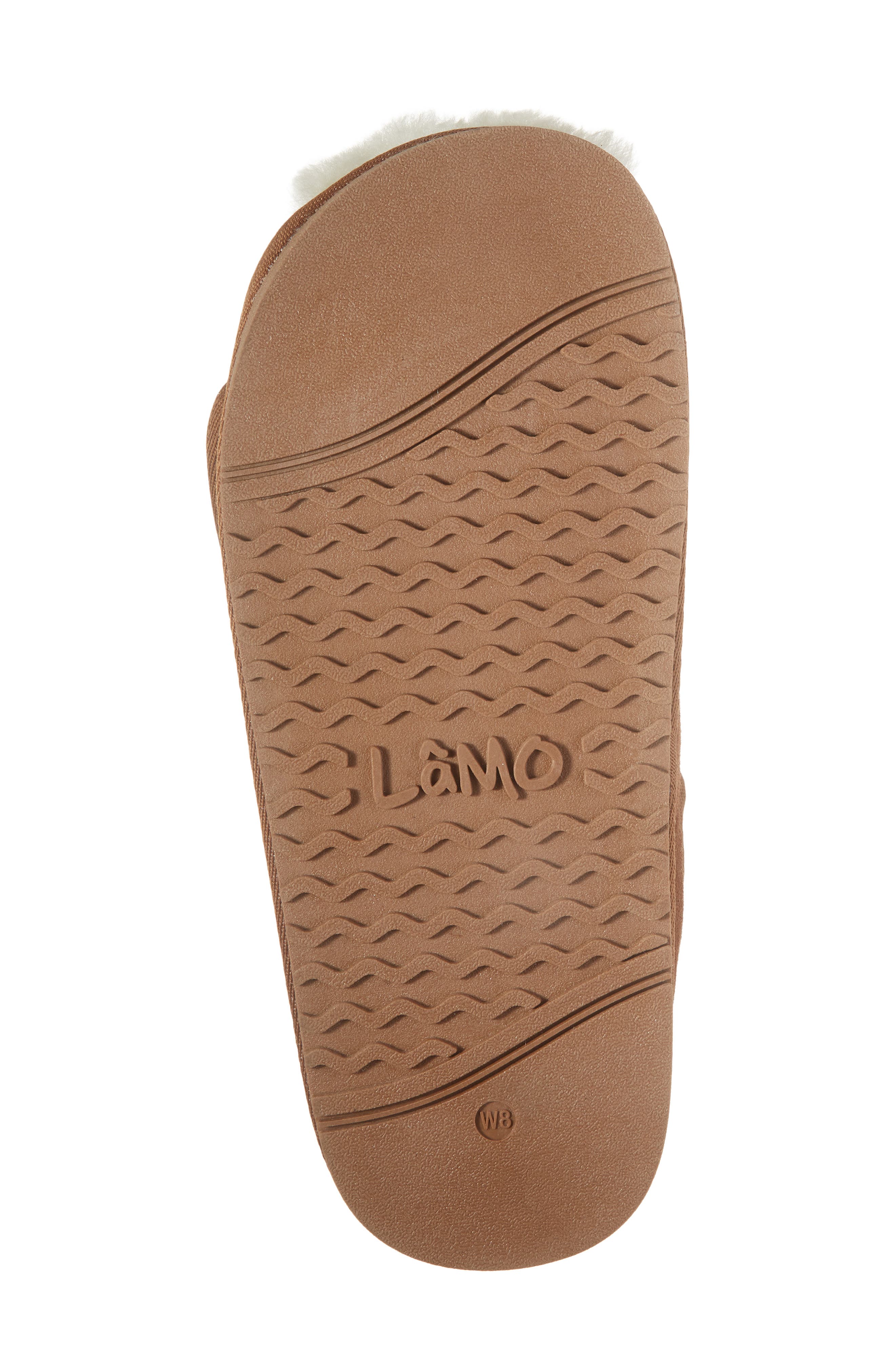 Open Toe Slipper, Alternate, color, CHESTNUT