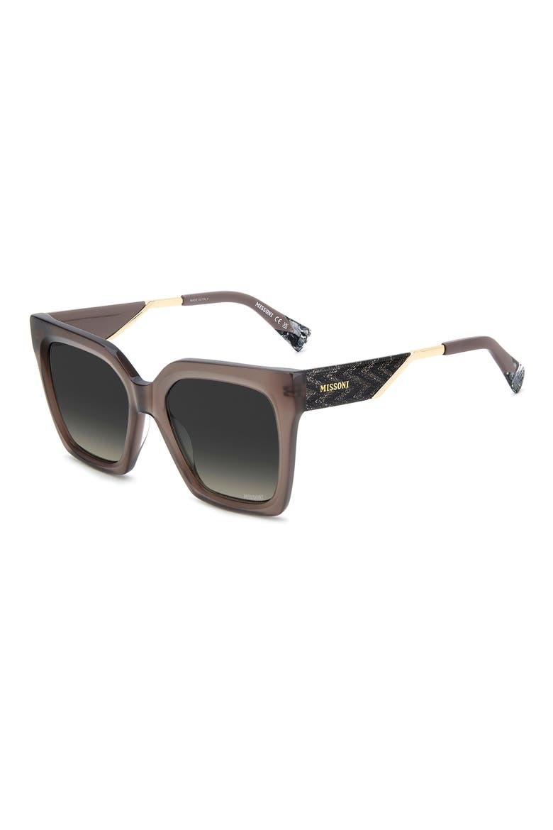 54mm Gradient Square Sunglasses, Alternate, color, 079U-PR