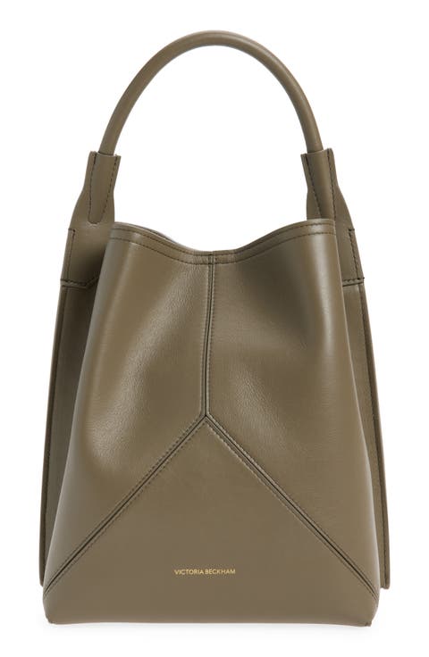 Victoria Leather Bucket Bag