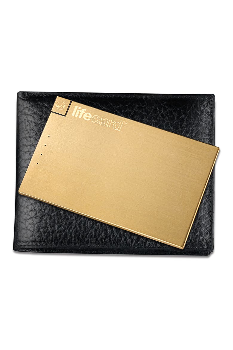 Lifecard Lightning External Battery, Alternate, color, GOLD