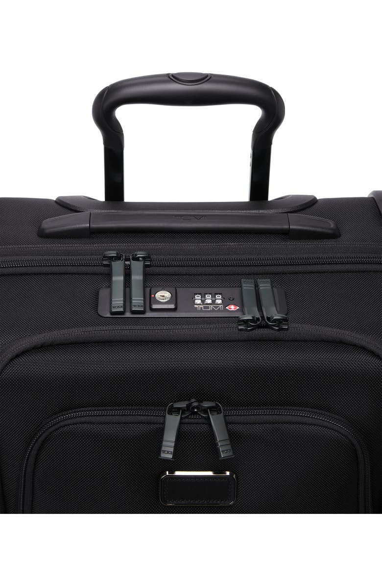 TUMI Alpha Large Dual Access Expandable Carry-On, Alternate, color, Black