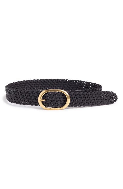 Jeans Woven Leather Belt