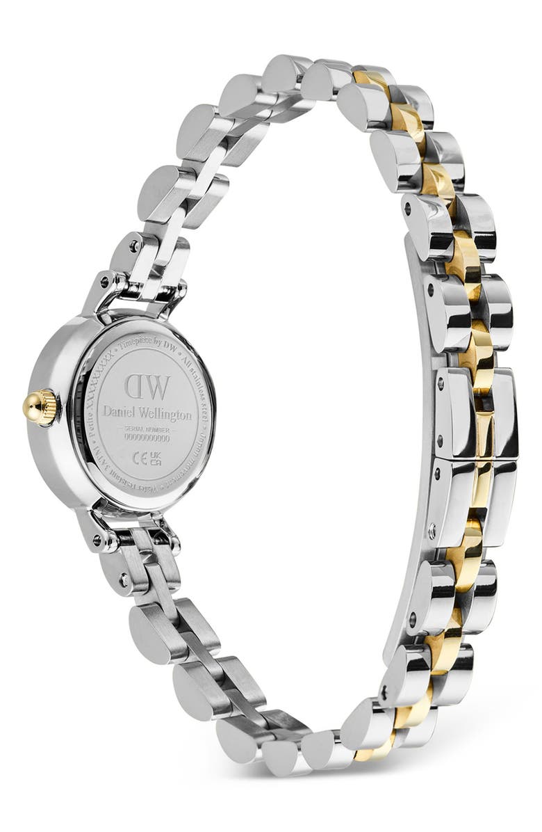 Daniel Wellington Petite Mini Arch Bracelet Watch, 19mm, Alternate, color, Silver-Tone