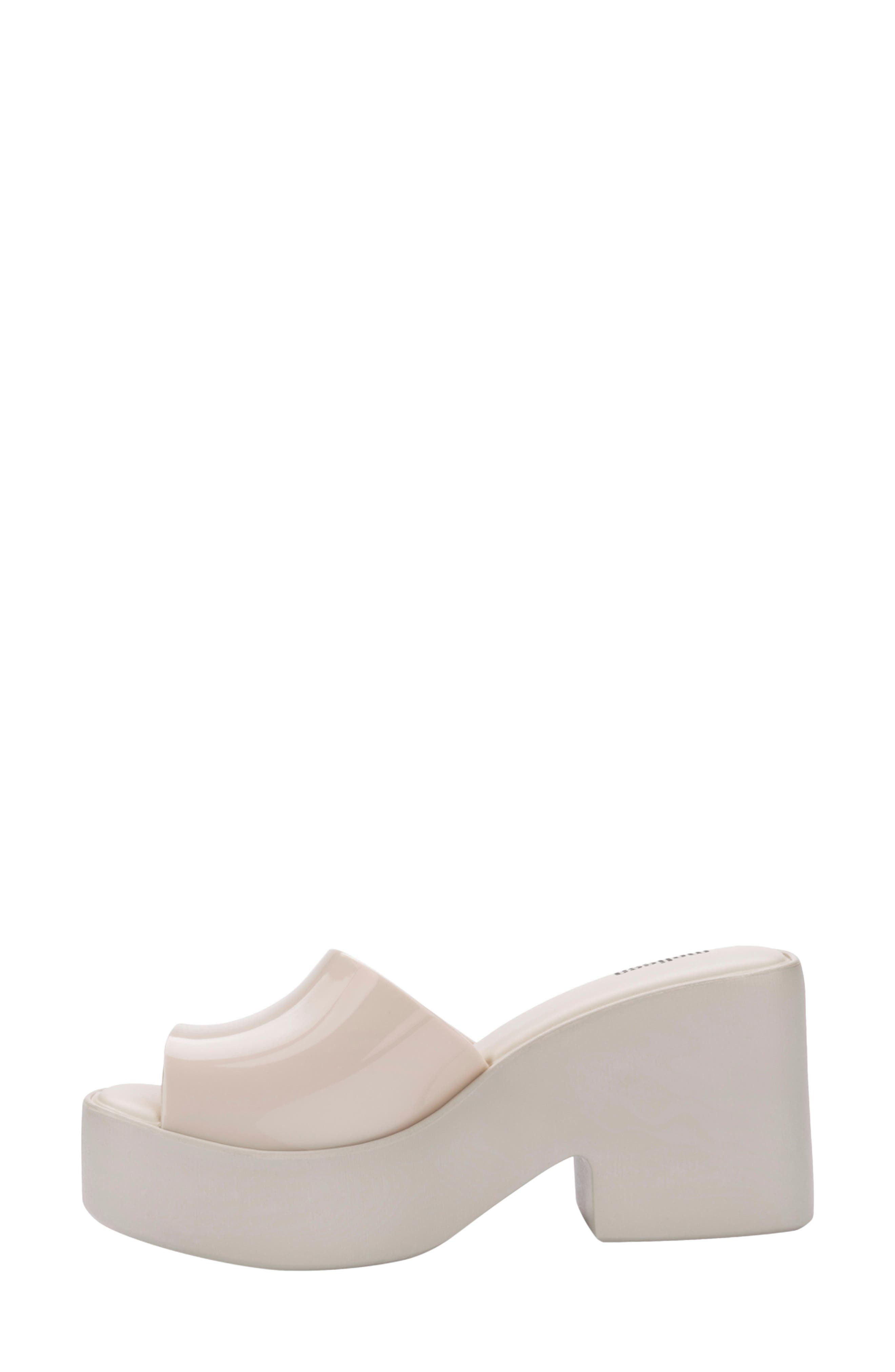 Posh Platform Slide Sandal, Alternate, color, LIGHT BEIGE