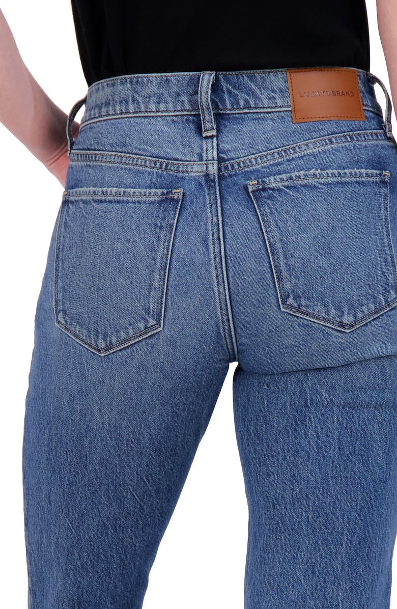 Lucky Brand Zoe High Waist Straight Leg Jeans, Alternate, color, 