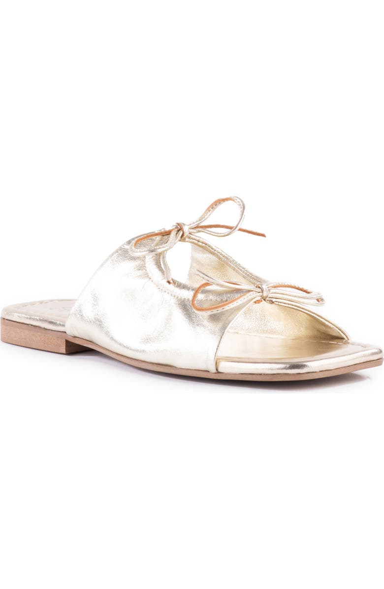 Seychelles Takes Two Slide Sandal, Main, color, Light Gold