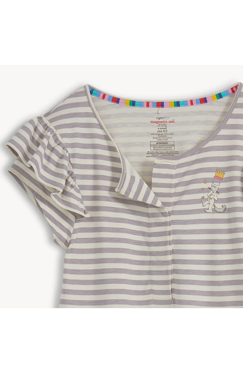 Magnetic Me 'Where the Wild Things Are' Magnetic Closure Pajamas, Alternate, color, Where The Wild Things Are