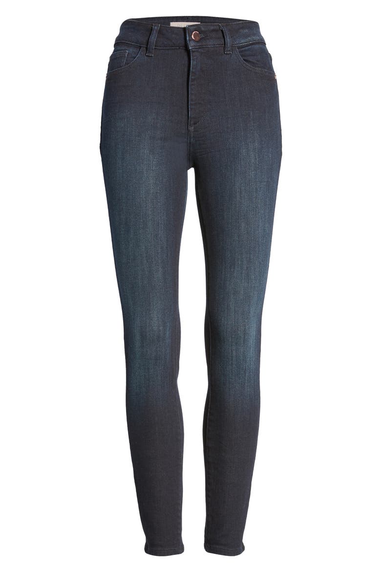 x Marianna Hewitt Instasculpt Farrow High Waist Ankle Skinny Jeans, Alternate, color, FRESNO