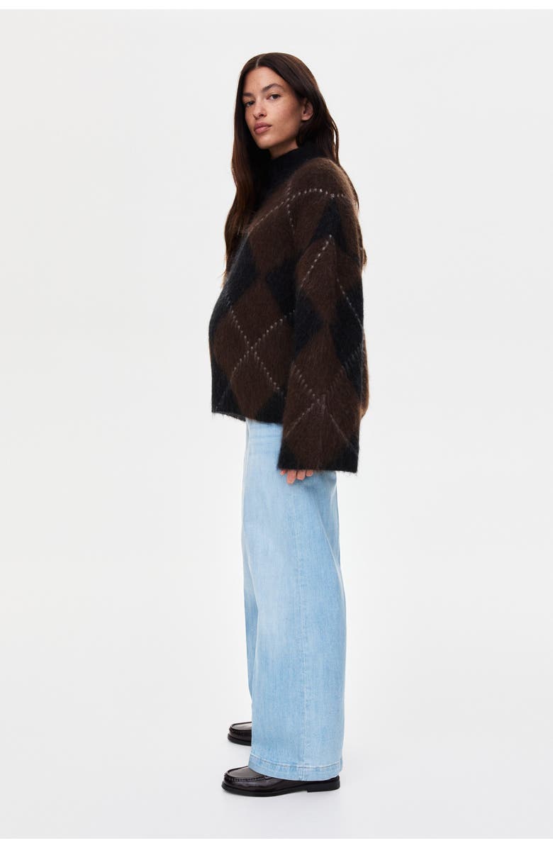 H&M Mama wide leg jeans, Alternate, color, Light Denim Blue