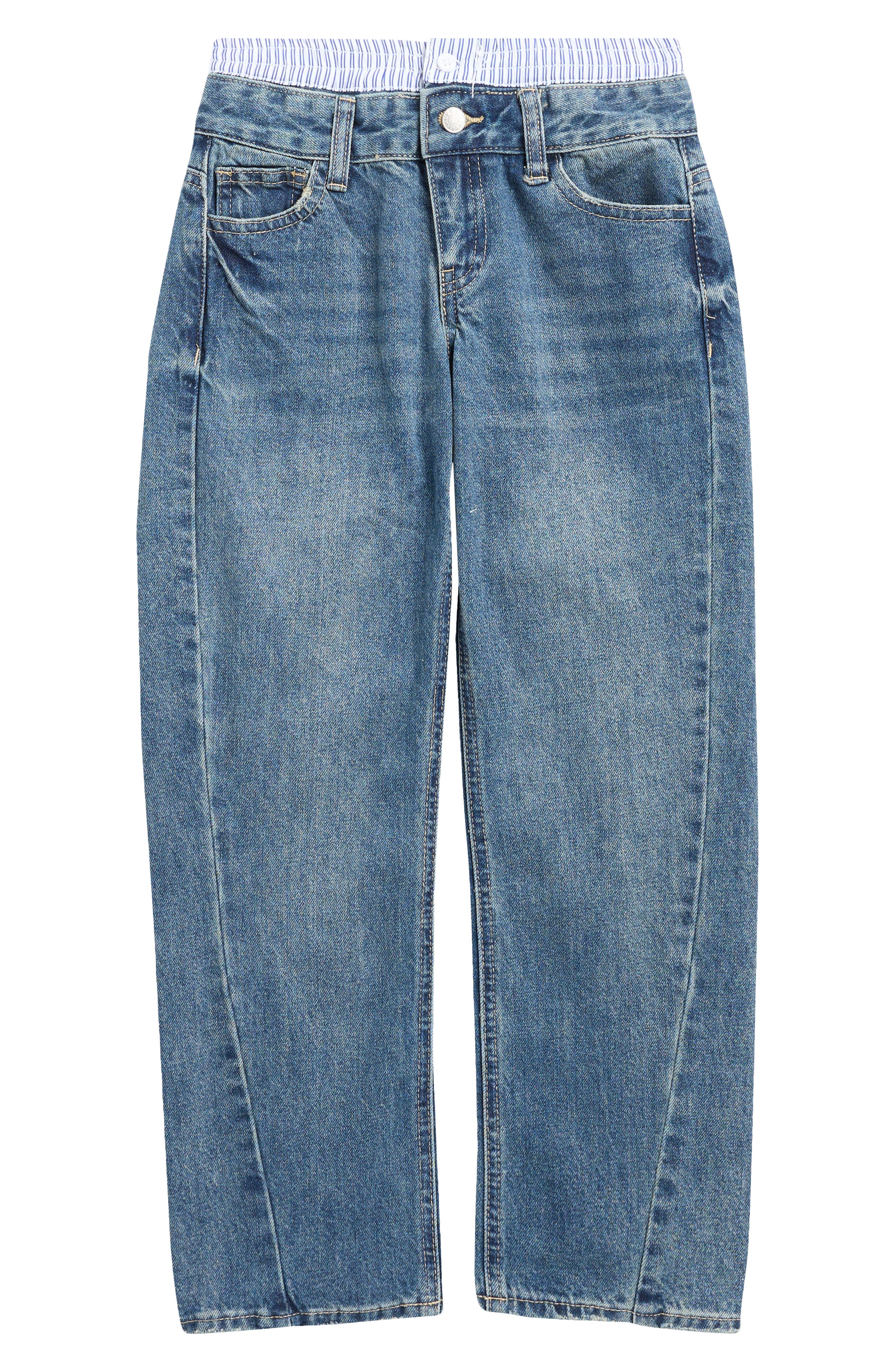 Tractr Kids' Boxer Waist Jeans