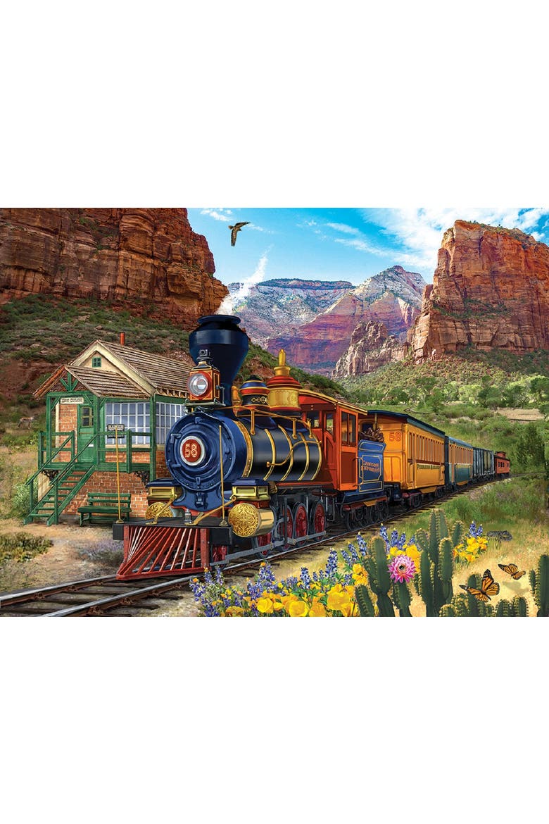 Stopping at Dry Gulch 300 piece Jigsaw Puzzle for Adults, Alternate, color, Multicolor