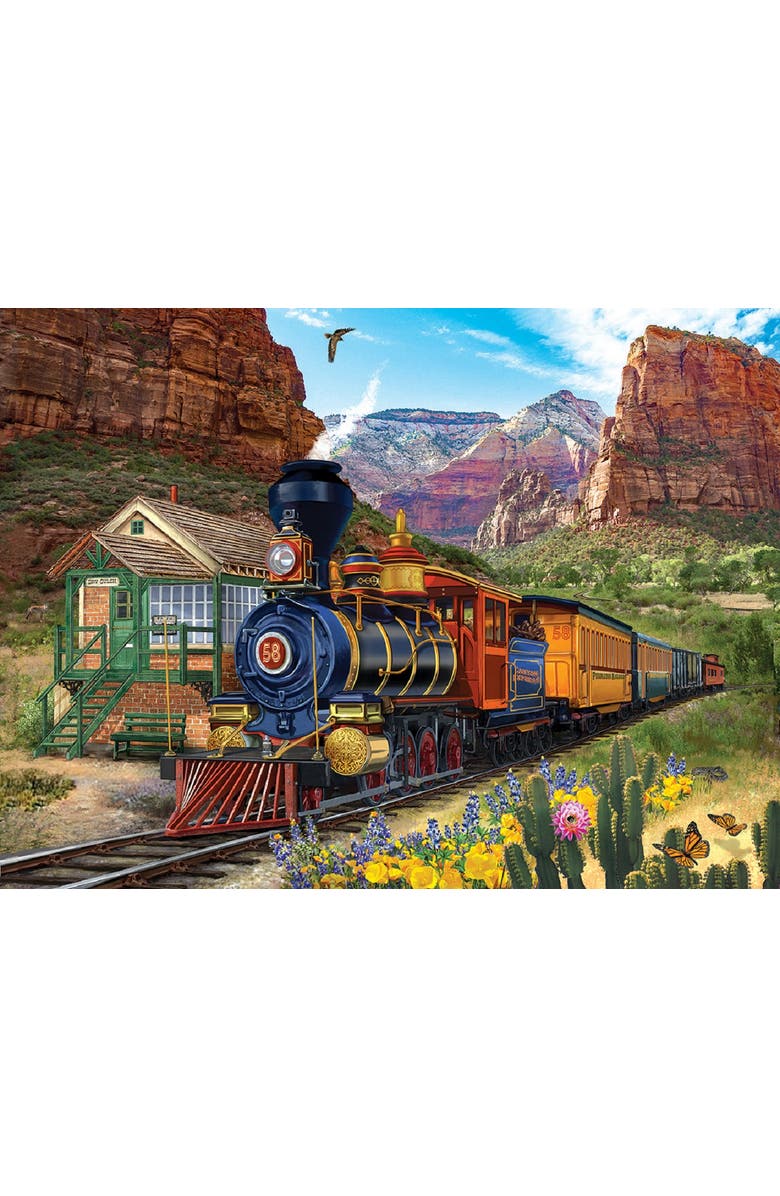 Sunsout Stopping at Dry Gulch 300 piece Jigsaw Puzzle for Adults, Alternate, color, Multicolor