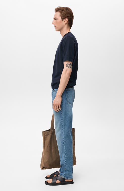 Mango Bob Regular Fit Jeans In Blue