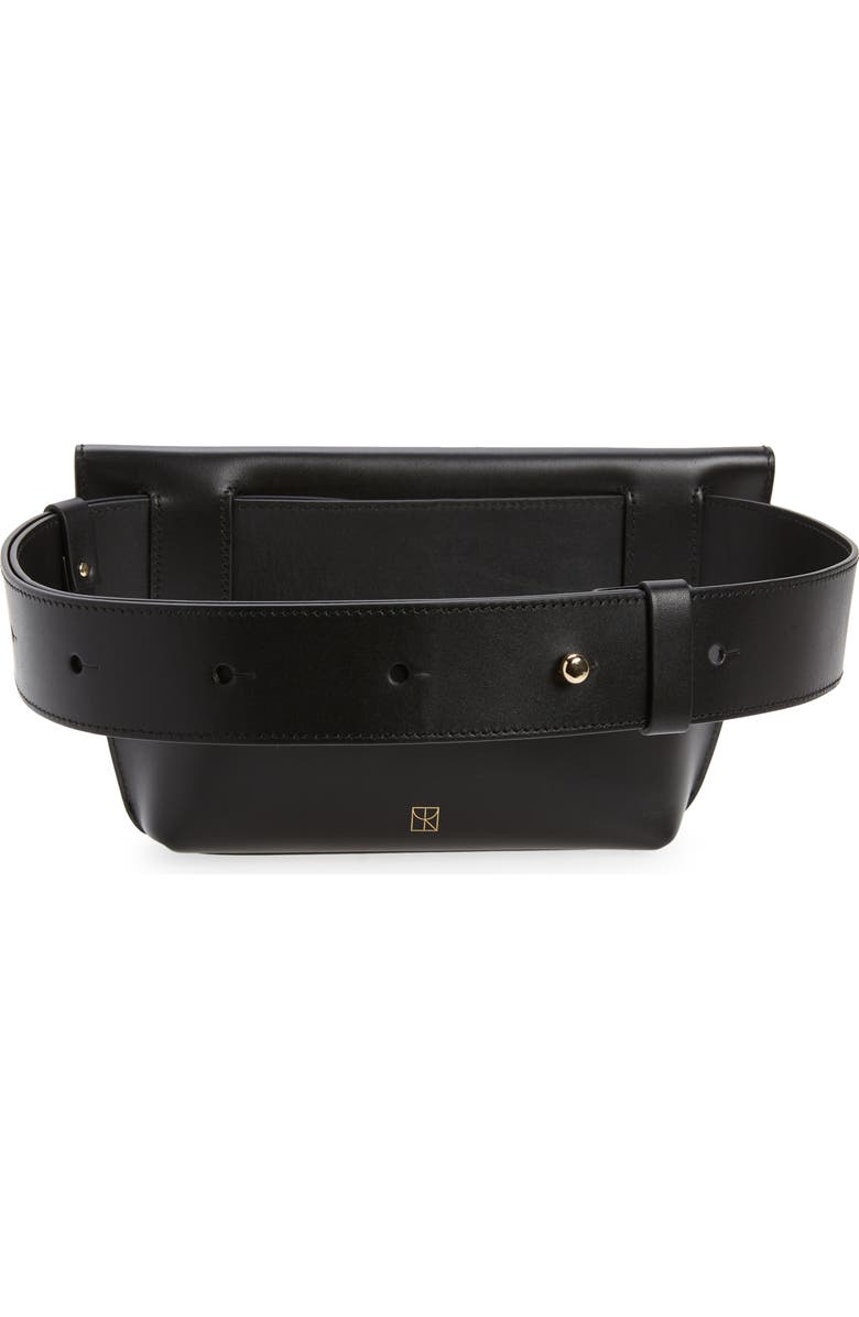 Yvonne Koné Large Yari Leather Belt Bag, Alternate, color,