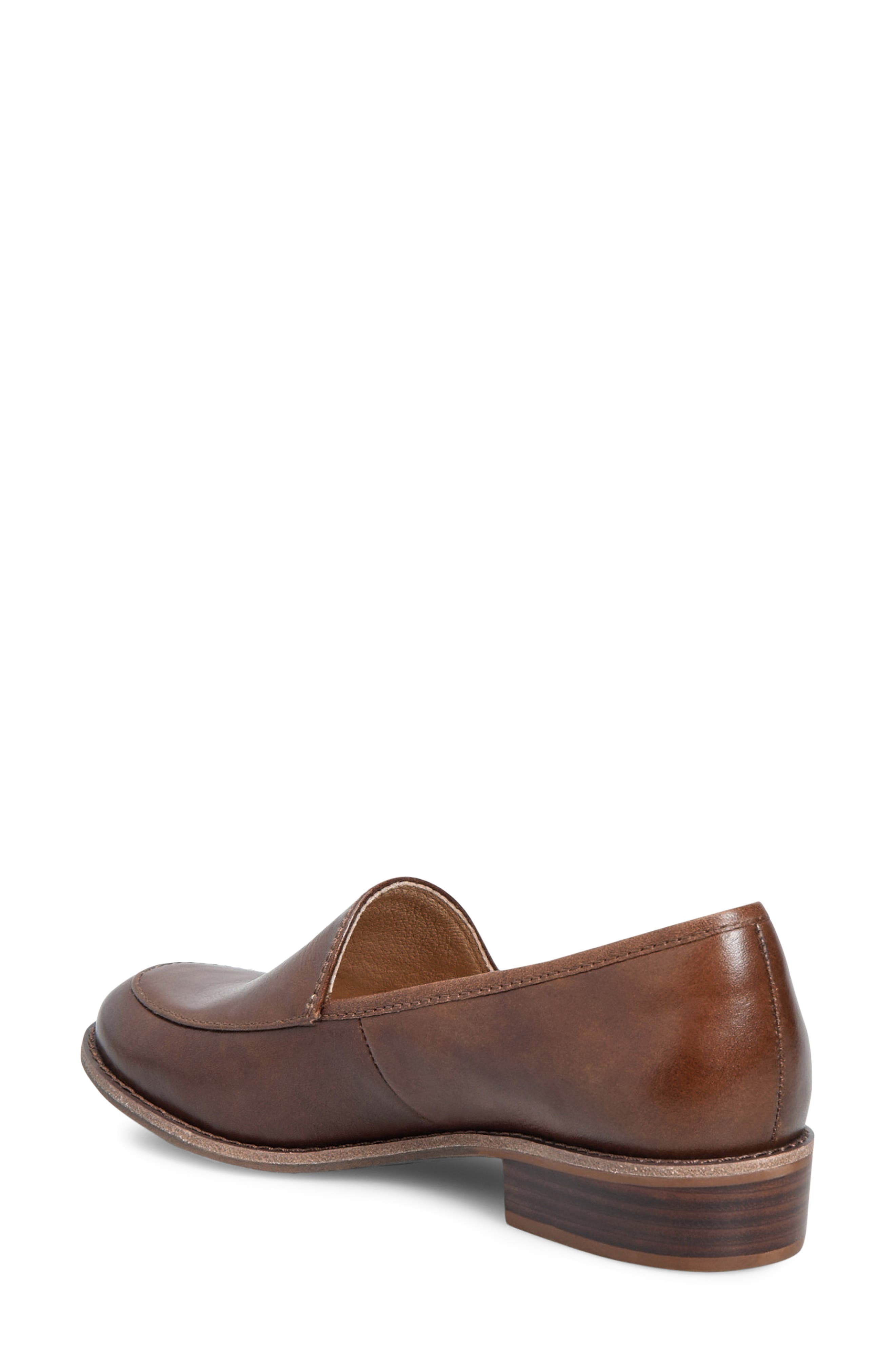Söfft Napoli Loafer, Alternate, color, Dark Brown