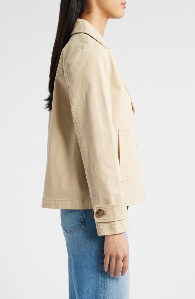 Caslon<sup>®</sup> Swing Trench Coat, Alternate, color, Tan Shore