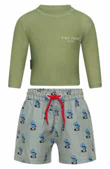 Wave Core Two-Piece Rashguard Swimsuit