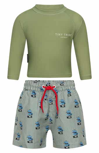 Wave Core Two-Piece Rashguard Swimsuit