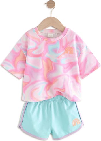 Kids' Graphic T-Shirt & Shorts Set