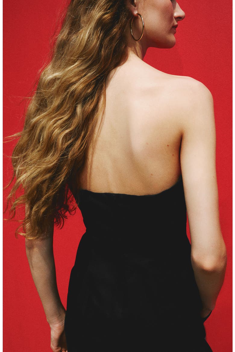 Bandeau Top, Alternate, color, BLACK