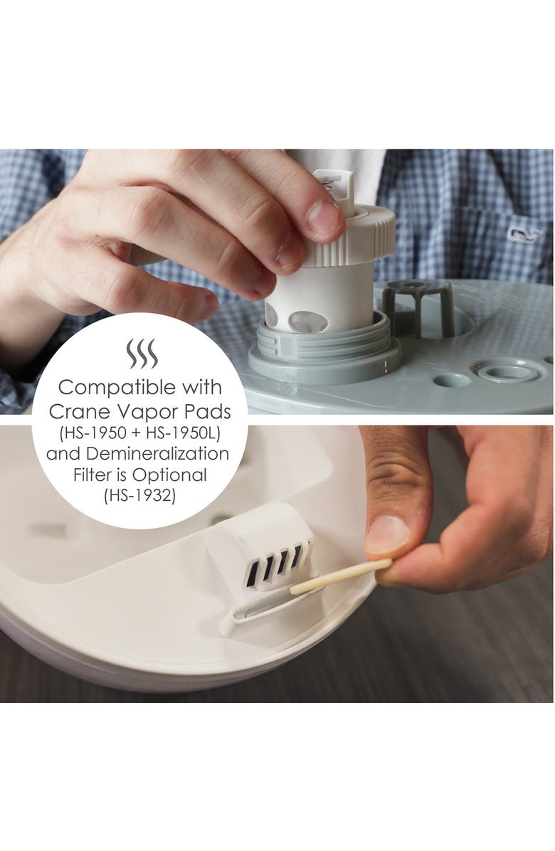 Crane Air Droplet 1/2-Gallon Cool Mist Humidifier, Alternate, color, Grey