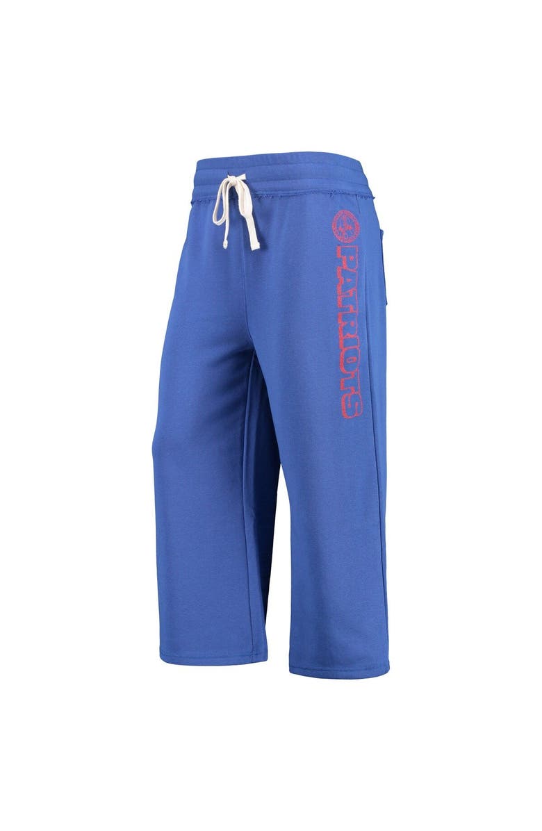 Junk Food Women's Junk Food Royal New England Patriots Cropped Pants, Alternate, color, 