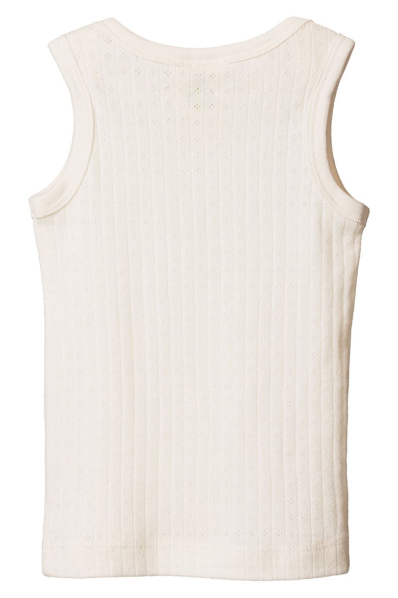 Pointelle Sleeveless Top, Alternate, color, NATURAL