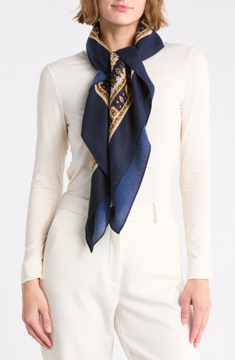 Paisley Print Scarf
