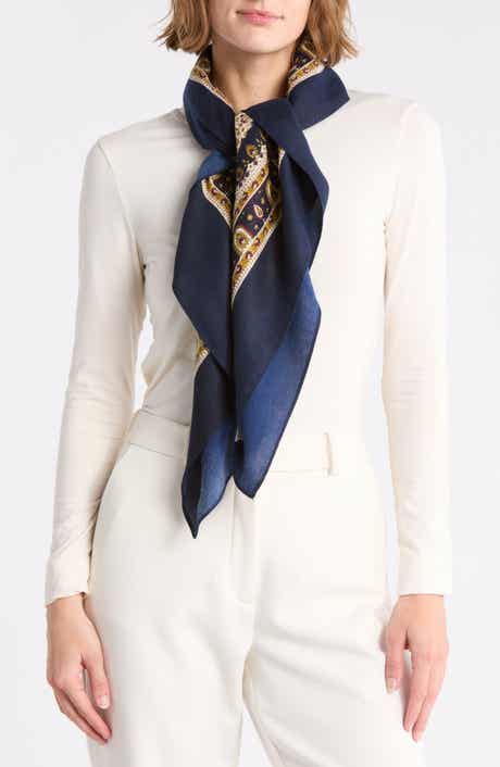 La Fiorentina Paisley Print Scarf