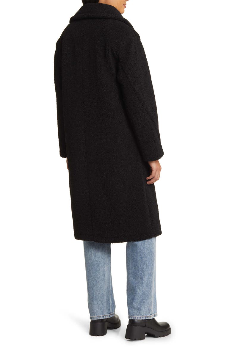 Teddy Coat, Alternate, color, BLACK