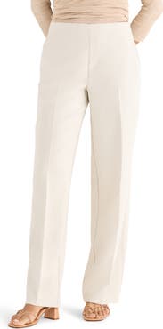 NIC+ZOE Lenox Accent Stitch Wide Leg Stretch Pants