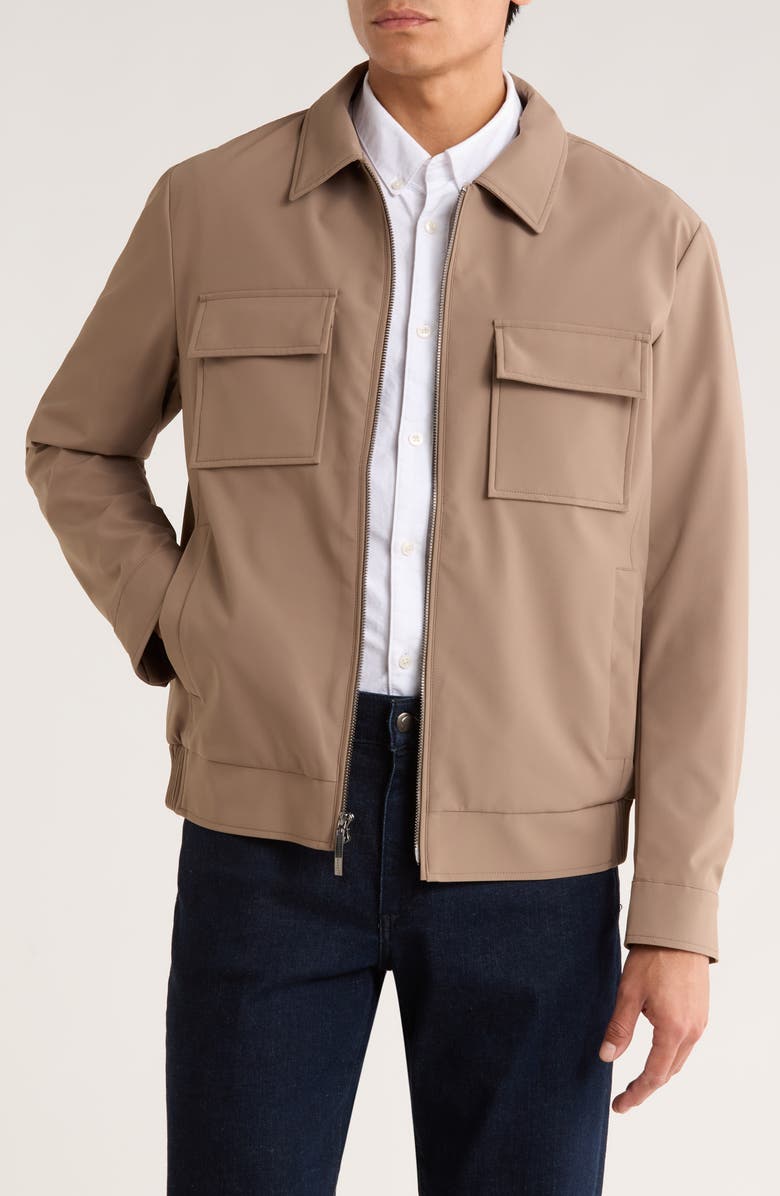 Robert Barakett Jerry Utility Jacket, Main, color, Beige