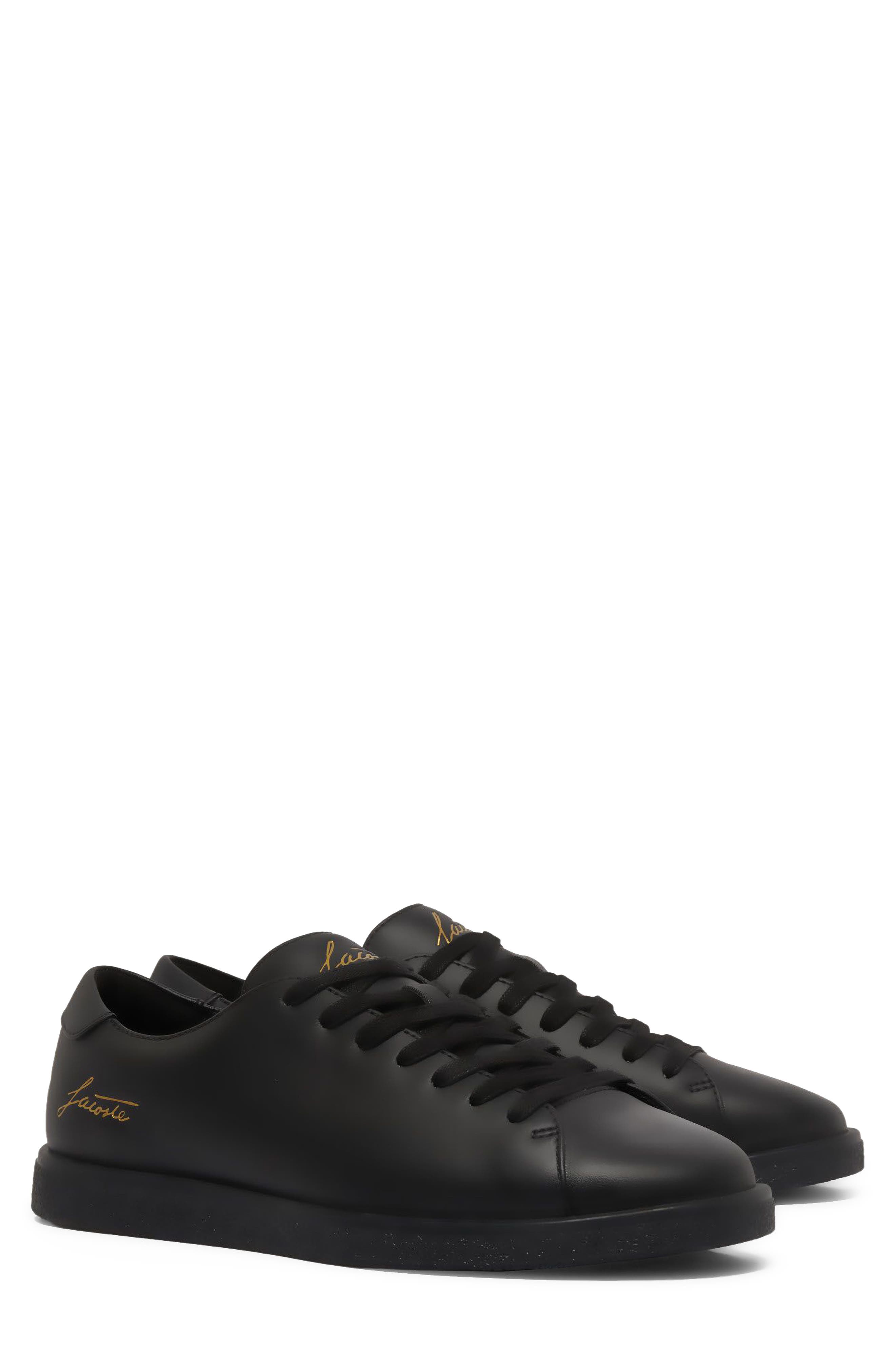 Linecourt Low Top Sneaker, Main, color, BLACK/ BLACK