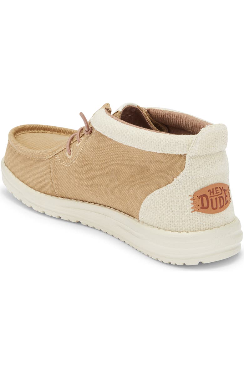 Hey Dude Wally Mid Chukka Boot, Alternate, color, Tan White