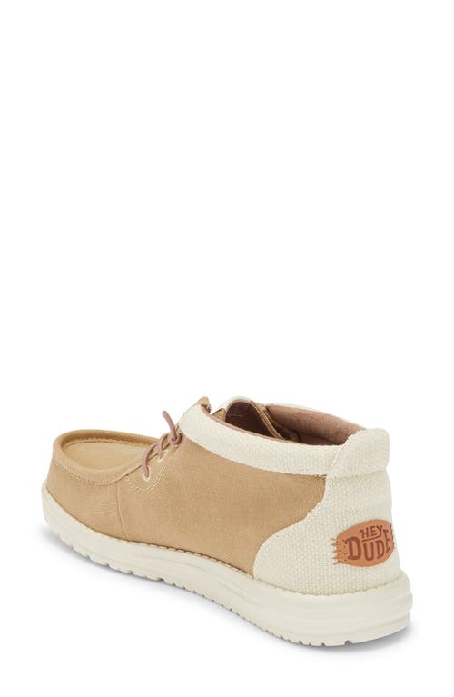 Hey Dude Wally Mid Chukka Boot In White