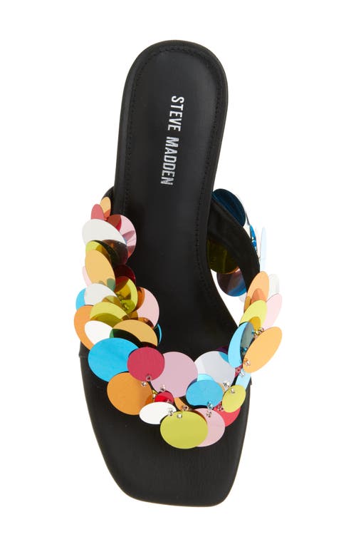 Steve Madden Tracie Pailette Flip Flop In Multi