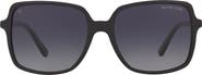 Michael Kors 56mm Polarized Gradient Square Sunglasses