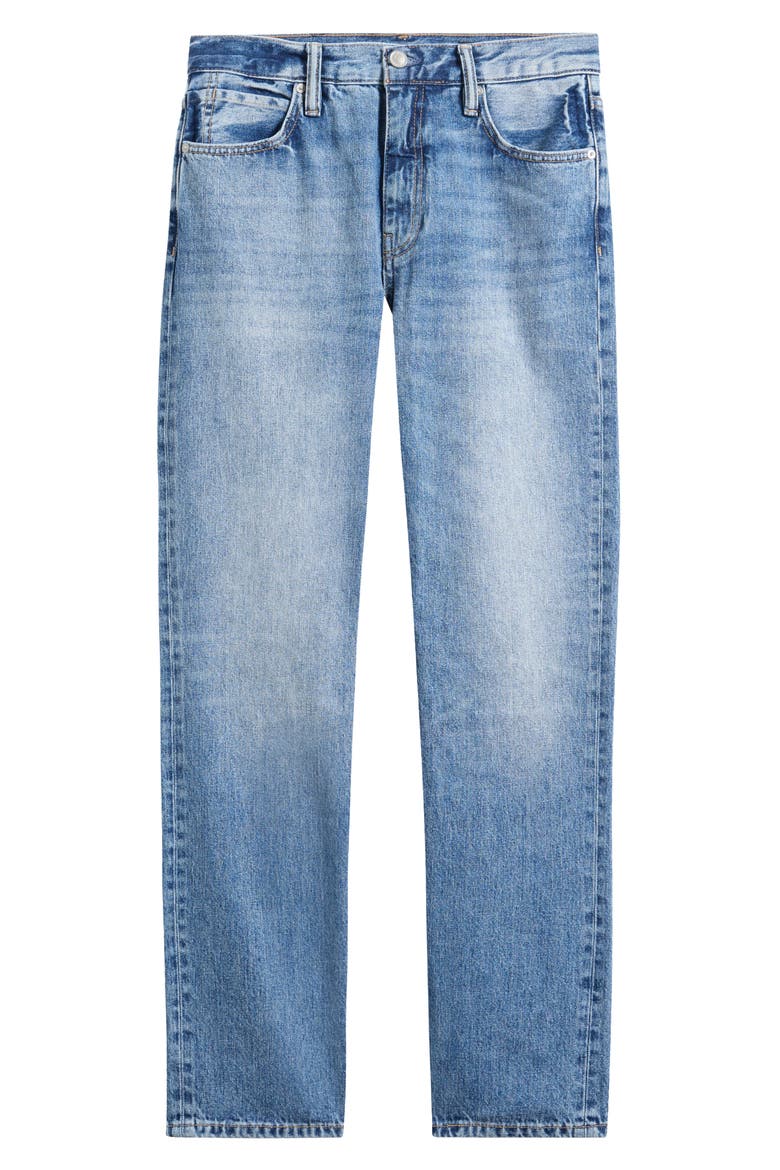 Reid Straight Fit Jeans, Alternate, color, LIGHT INDIGO