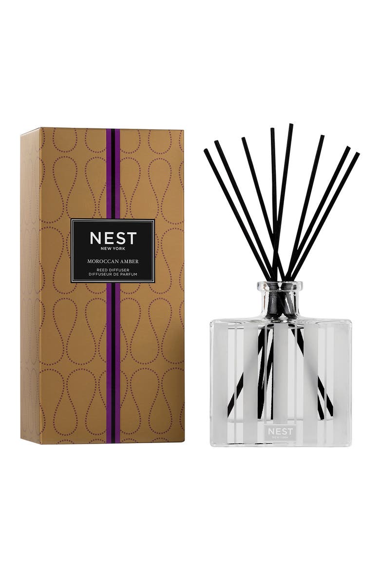Moroccan Amber Reed Diffuser, Main, color, NO COLOR