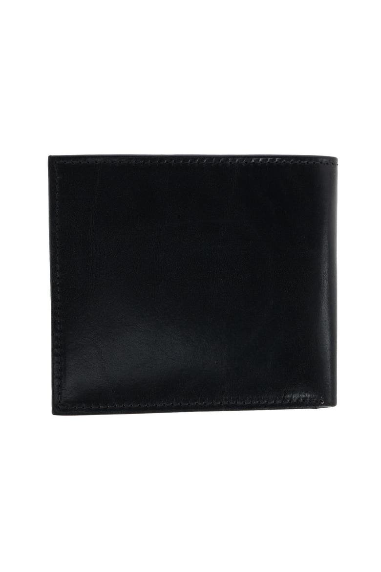 Cabot Cortina Bi-Fold Leather Wallet, Alternate, color, Black