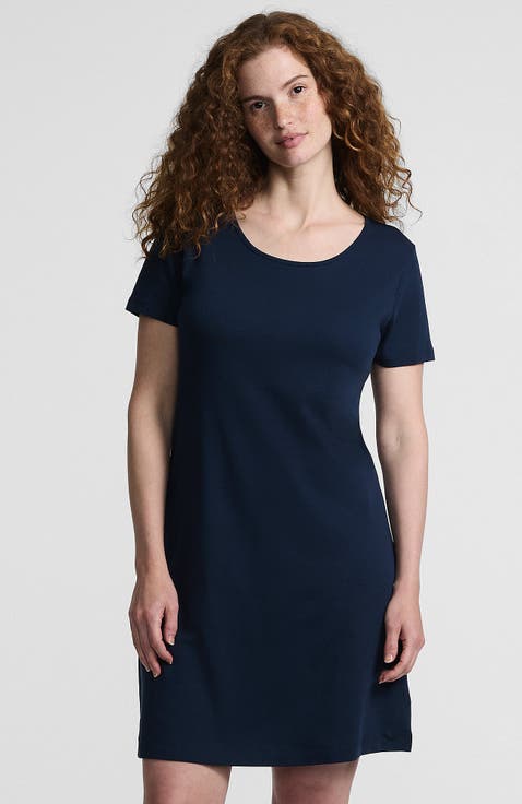 Cotton Short Sleeve Knee Length Nightgown