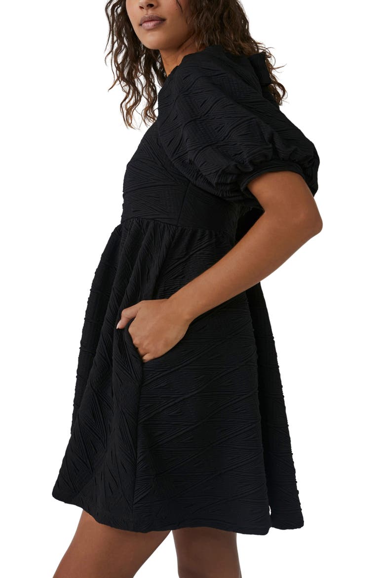 Violet Minidress, Alternate, color, BLACK